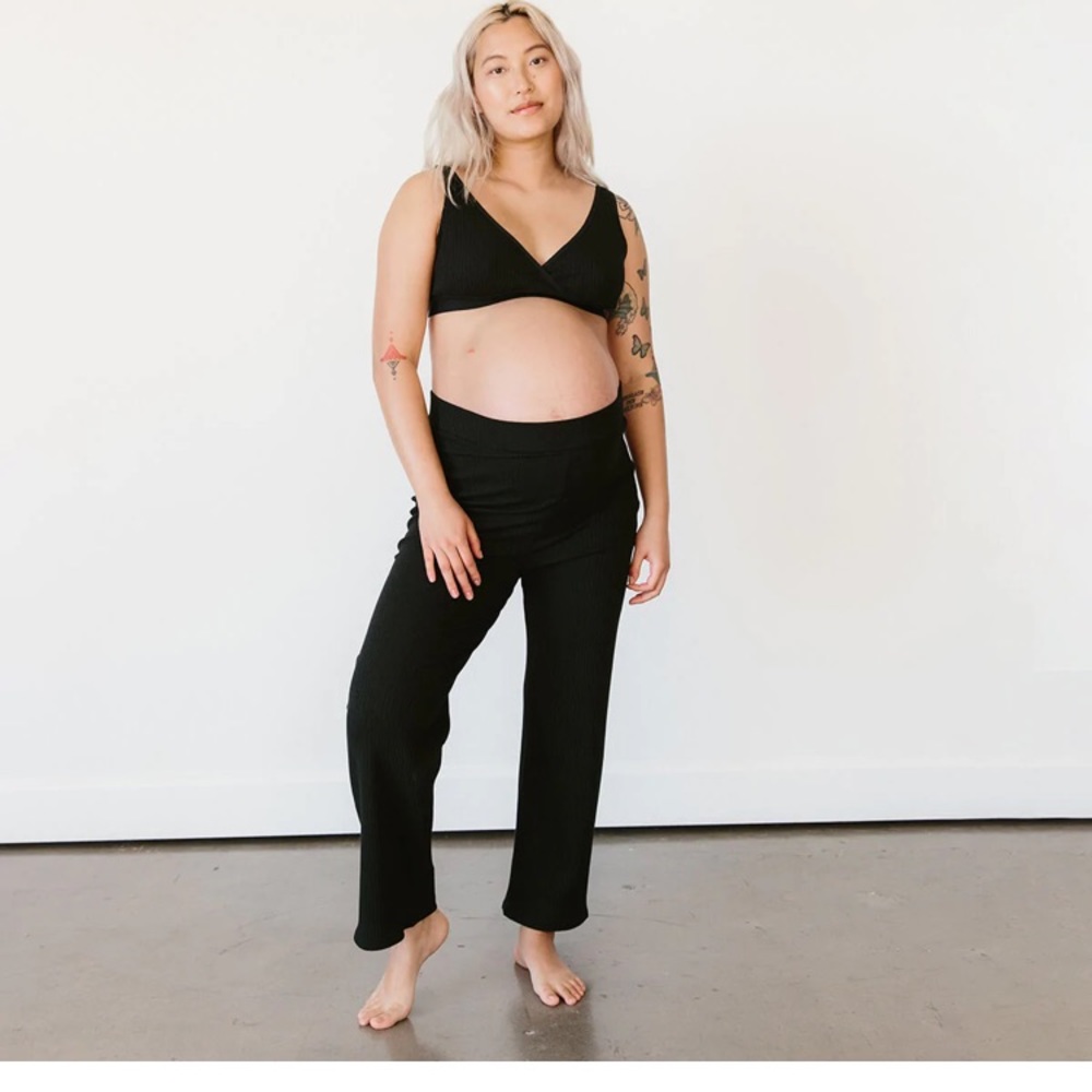 Black maternity Storq maternity pants - Storq size 2, fits pre-pregnancy 4-6.